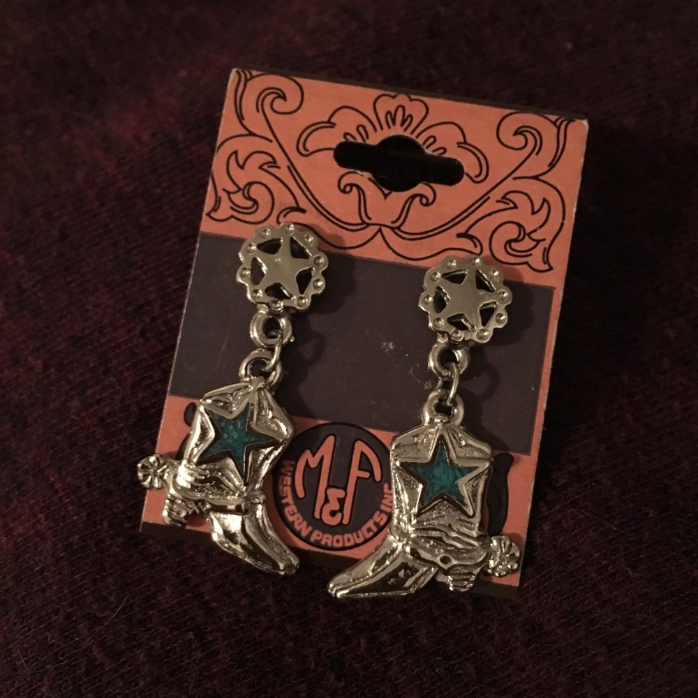 Cowgirl Boot Earrings